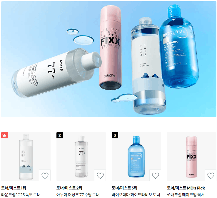 オリーブヤングアワード2025 化粧水部門