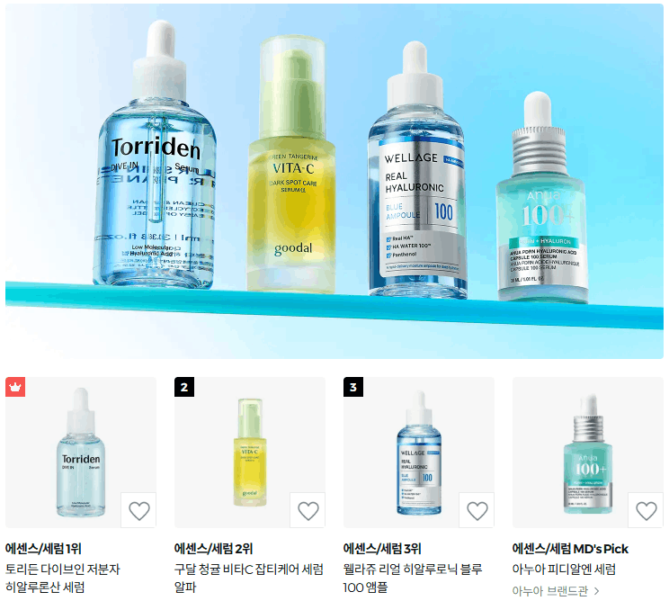 オリーブヤングアワード2025 美容液部門